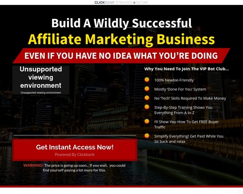 VIP Bot Affiliate Club