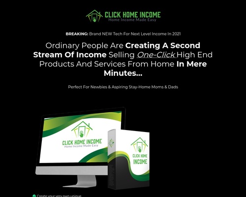 BRAND NEW For 2022 – Click Home Income