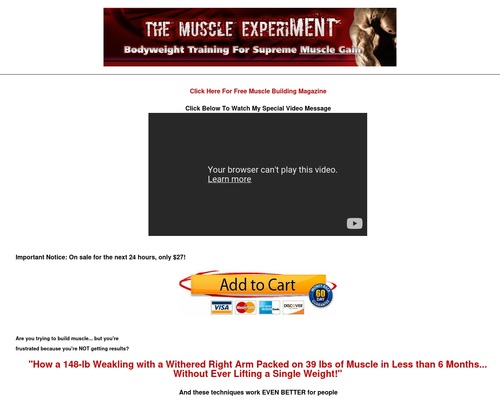 The Muscle Experiment – Top Rated Muscle Building Program